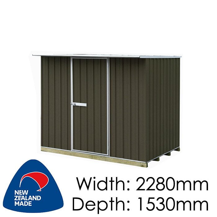 Galvo GVO2315 2280x1530 “Karaka” Coloured Steel Garden Shed available at Gubba Garden Shed