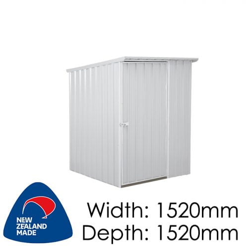 SmartStore Lean-to SM1515 1520x1520 Zincalume Shed available at Gubba Garden Shed