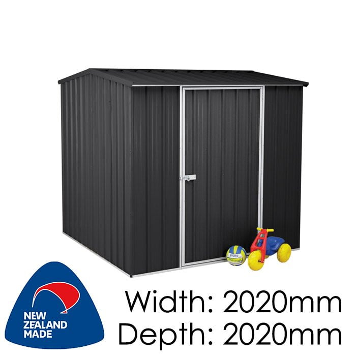 SmartStore Gable SM2020 2020x2020 Ebony Shed available at Gubba Garden Shed