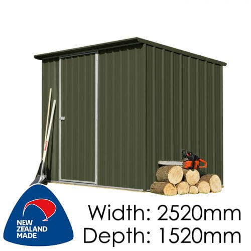 SmartStore Lean-to SM2515 2520x1520 Karaka Shed available at Gubba Garden Shed