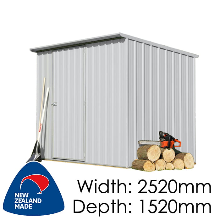 SmartStore Lean-to SM2515 Zinc - Garden Sheds NZ