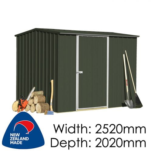 SmartStore Gable SM2520 2520x2020 Ebony Shed available at Gubba Garden Shed