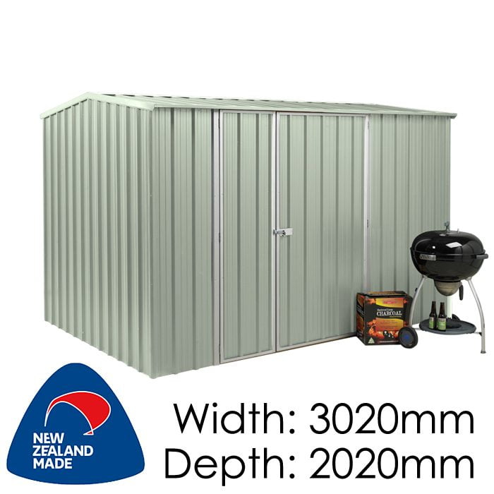 SmartStore Gable SM3020 3020x2020 Mist Green Shed available at Gubba Garden Shed