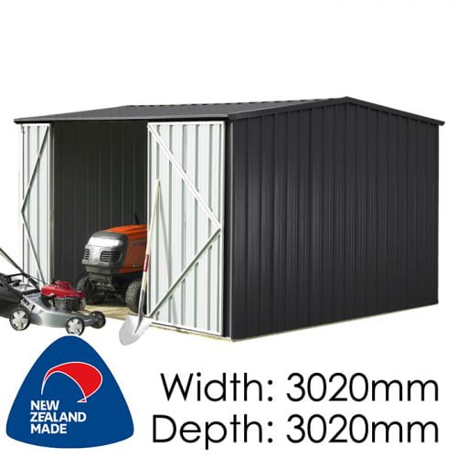 SmartStore Gable SM3030 3020X3020 Ebony Shed available at Gubba Garden Shed