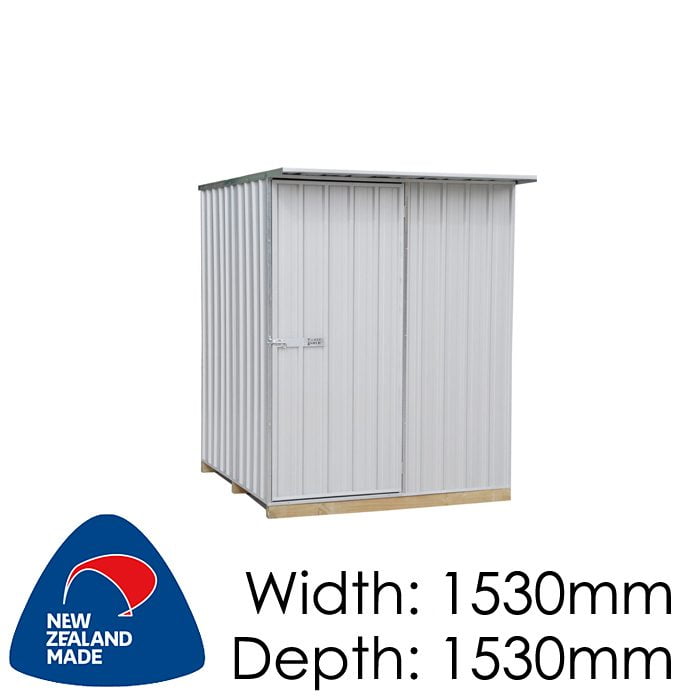 Galvo GVO1515 Zincalume Garden Shed - Floor Kitset Included (pickup deal)