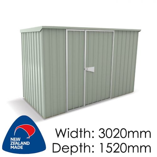 SmartStore Lean-to SM3015 3020x1520 Mist Green Shed available at Gubba Garden Shed