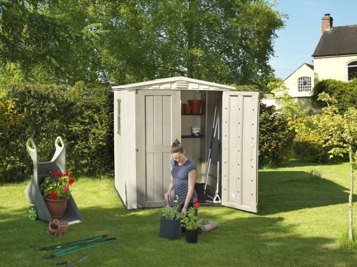 Keter Factor 6 x 6 Outdoor Storage Shed - Image 5