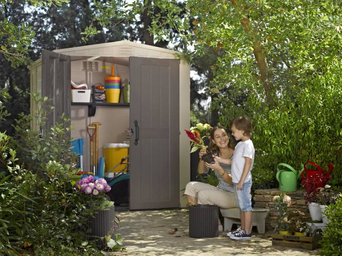 Keter Factor 6 x 6 Outdoor Storage Shed - Image 3