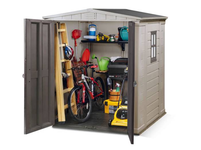 Keter Factor 6 x 6 Outdoor Storage Shed - Image 2