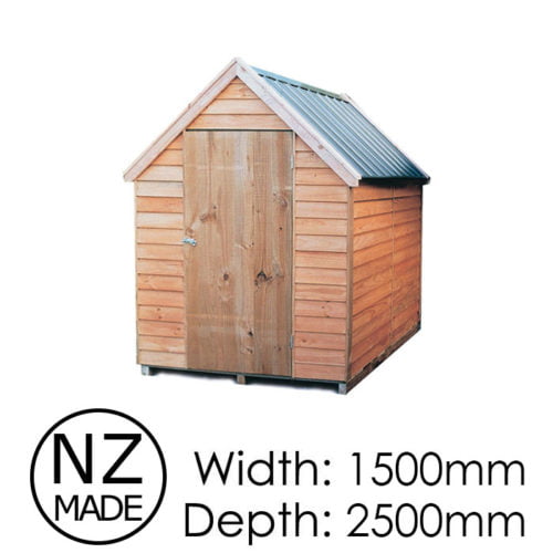 Pinehaven 1500x2500 Kaweka Timber Garden Shed available at Gubba Garden Shed